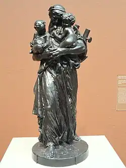 Versión esculpida en bronce de Chicago.