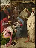 La Adoración de los Reyes,[35]​ de Brueghel el Viejo, 1564.