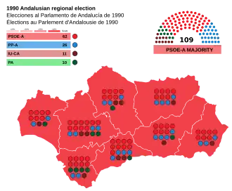 Elecciones al Parlamento de Andalucía de 1990