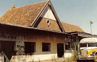 Zona donde se encontraba el andén (1979)