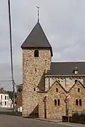 Andenelle, la iglesia: l'église Saint-Pierre