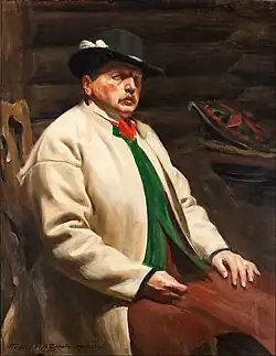 Autorretrato con sombrero 1907.