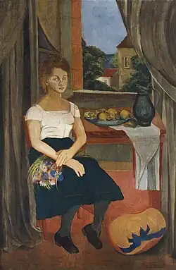 André Utter: Retrato de Suzanne Valadon, 1921.