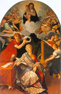 Santa Cecilia, 1590, Andrés de Concha