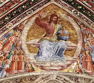 Techo de la capilla de San Bricio de la Catedral de Orvieto, Fra Angelico.[48]​