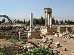 Anjar, ciudad omeya con qasr, Líbano