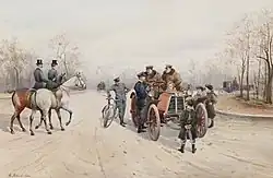 Multa por exceso de velocidad, Bois de Boulogne (Paris)