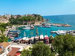 Vista de Kaleiçi en Antalya