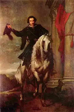 Ritratto equestre di Anton Giulio Brignole-Sale (1627), obra de Anthonis van Dyck