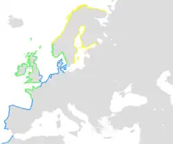 Mapa de distribución