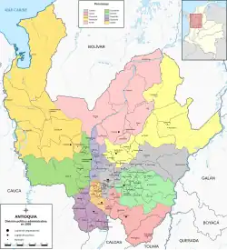 Santa Rosa como capital del Nordeste en 1905, en ese momento la capital del Norte pasa a ser Yarumal