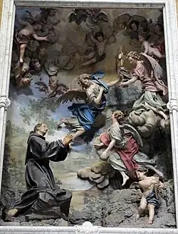 San pasquale adorante il santissimo, A.M. Maragliano
