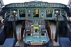 КСЭИС de un Antonov An-148 al centro