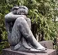 «Dolor» (Sorrow'), monumento en la tumba de la familia Vajda, cementerio de Mirogoj en Zagreb, 1930.