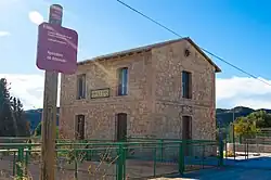 Arboleas apeadero Camino Natural Vía Verde Guadix-Almendricos