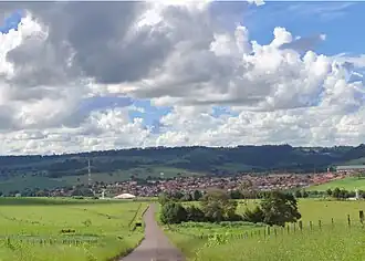 Vista en dirección Oeste