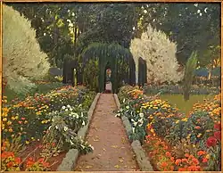 Santiago Rusiñol: Jardín de Aranjuez. Glorieta II. 1907 (Reina Sofía).