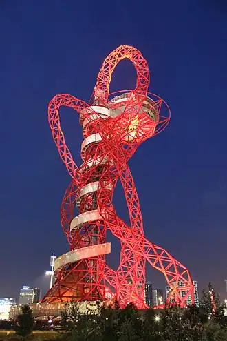 ArcelorMittal Orbit (2014), símbolo del Parque Olímpico Reina Isabel de Londres