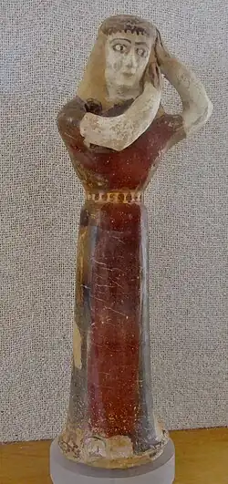 Estatuilla de arcilla del siglo VII a. C.