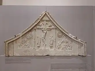 Relieve de un monumento funerario del siglo XVI.