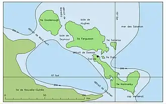 Mapa del archipiélago