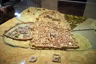 Maqueta de la Tudela medieval