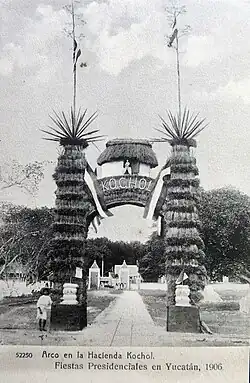 Visita del presidente Porfirio Díaz