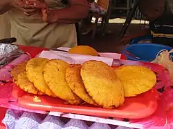 Arepas de huevo.