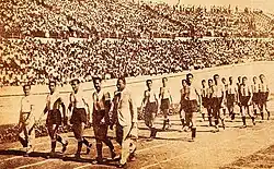 Plantel de Argentina campeón.