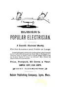 1893 Anuncio de Bubier's Popular Electrician