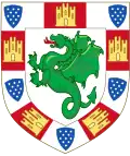 Escudo de armas del Infante Fernando, Señor de Serpa.
