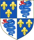 Escudo de Luis XII (1499–1512 y de Francisco I de Francia (1515-1521)