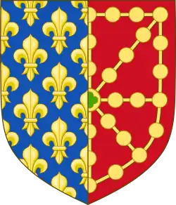 Blasón 1305-1349 Casa de Francia (Capetos)