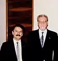 Embajador Abelardo Treviño con José Arturo Martínez Lazo, embajada República Rusa.