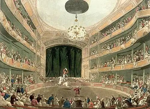 Anfiteatro de Astley, 1808–1811
