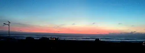 Puesta de sol en Iloca.