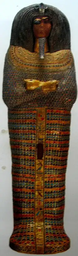 Tapa del sarcófago real.