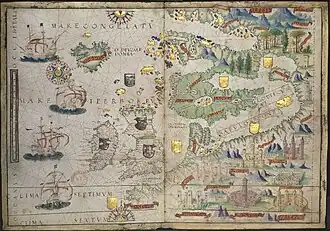 6 y 7. Mapa del noroeste de Europa.