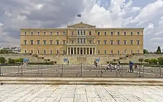 Antiguo Palacio Real (1836-1843) (ahora sede del Parlamento de Grecia, obra del arquitecto bávaro Friedrich von Gärtner