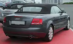 Audi A4 B7 cabriolet.[4]​