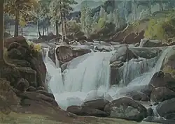Paisaje montañoso, 1825