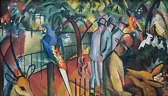 August Macke Jardín zoológico I, 1912