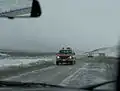 Tormenta de nieve en invierno