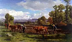 Arando en el Nivernais.