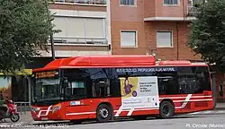 C1 en la Plaza Circular (Murcia), junio de 2021