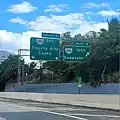 Autopista PR-52 sur en la salida 2 hacia la carretera PR-199 en San Juan