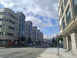 Tramo central de la avenida.