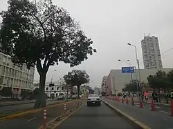 Desde la avenida Garcilaso de la Vega