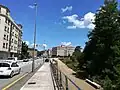 Tramo norte de la avenida.