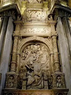 Sepulcro del Tostado, en la catedral de Ávila, de Vasco de Zarza.